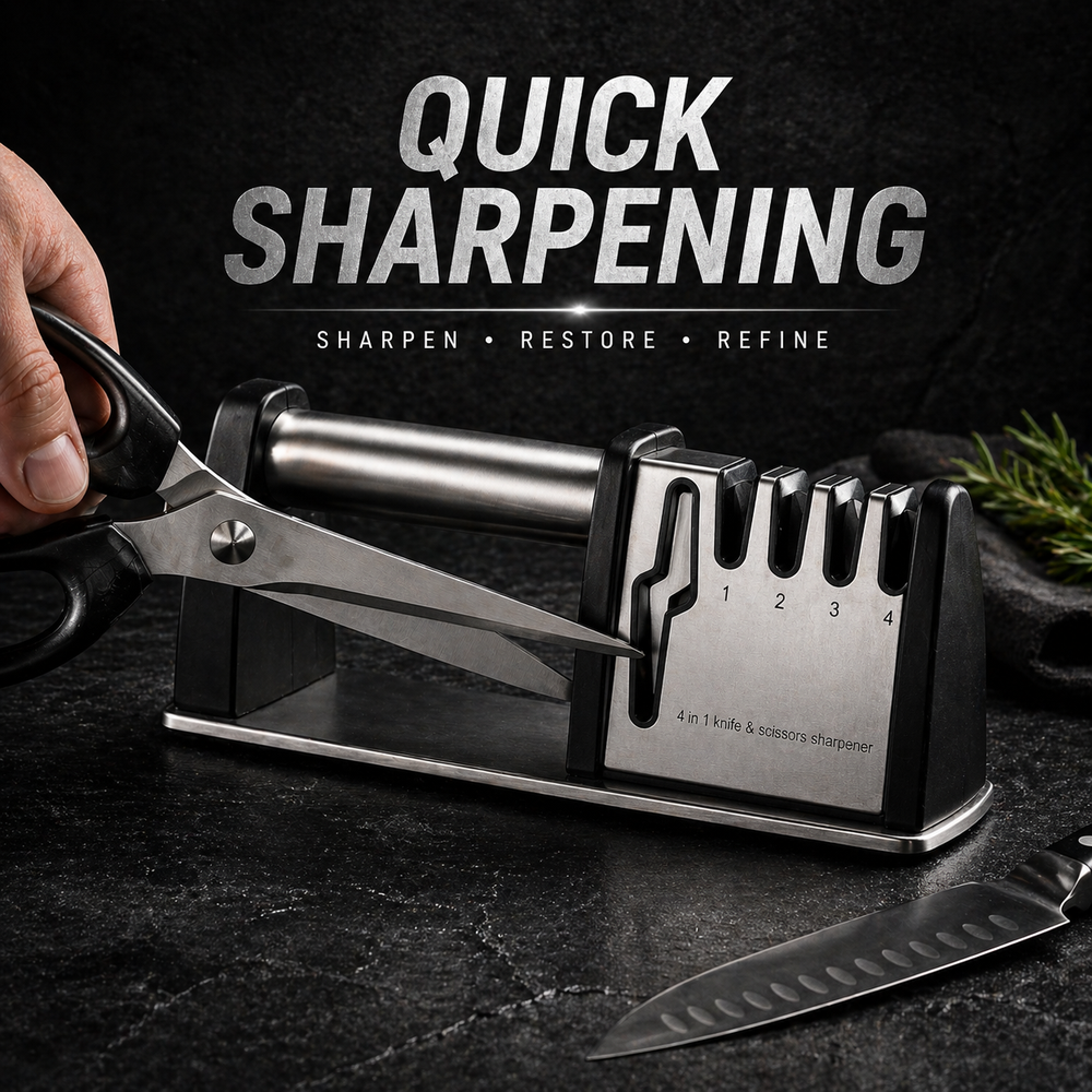 EdgePro 4-in-1 Knife & Scissors Sharpener